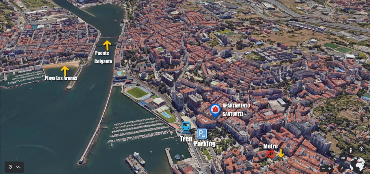 Exclusivo "Gran Bilbao" Suite Deluxe Parking Opcional Santurtzi Bagian luar foto